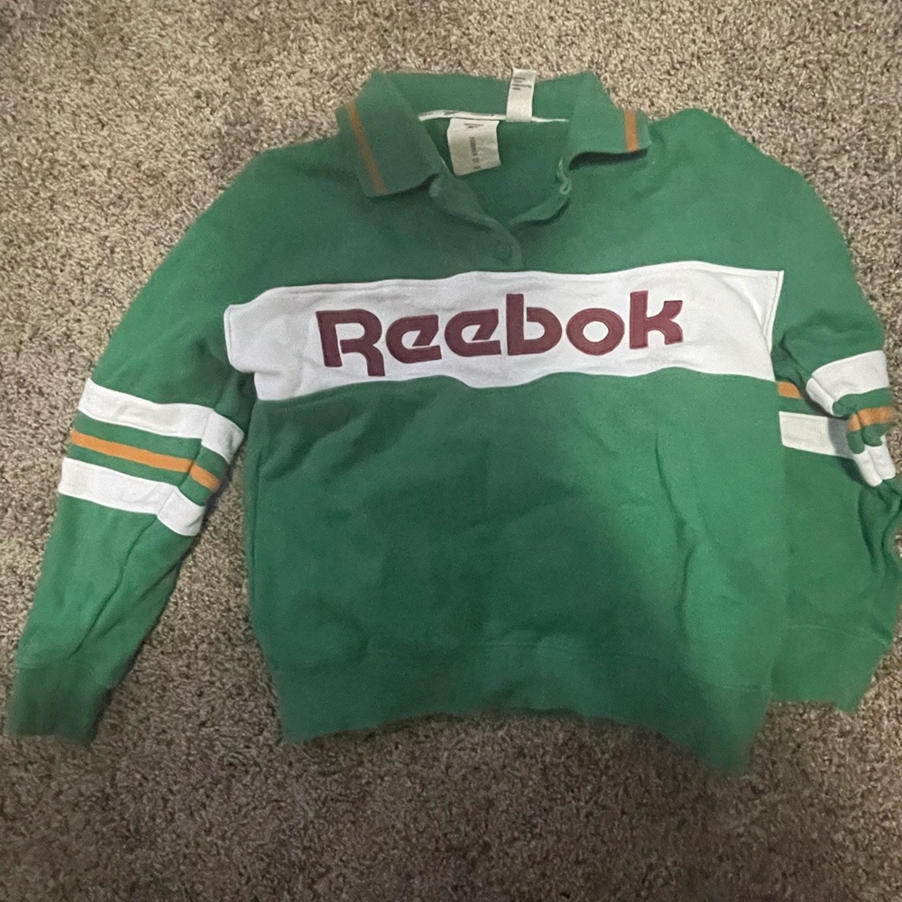 Reebok Green Kids Sweater